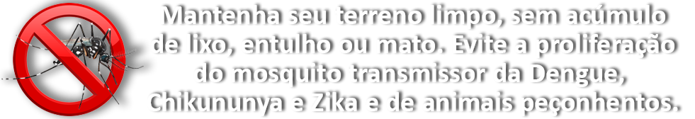 Por uma cidade mais limpa!